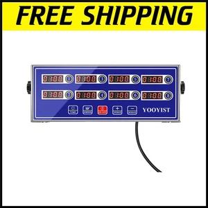 Professional 8-Channel Digital Kitchen Timer - Ultra-Loud & Durable for Chefs - Picture 1 of 9