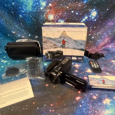 praktica luxmedia z150 Full hd 1080P 10X Optical Compact Camcorder 3” Touch - Image 1 of 4
