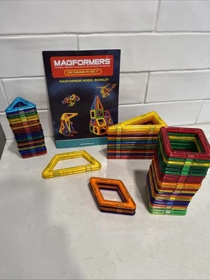 62 Piece Magformers Designer Set And Model Booklet Complete - Image 1 of 4