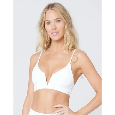 L*Space Siren Bikini Top in White Size Medium NWT - Image 1 of 4