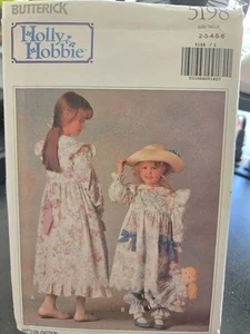 SEWING PATTERN Butterick 5198 un cut size2- 3 -4-5-6 smocking Nantucket designs - Picture 1 of 2