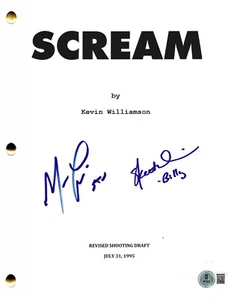 Matthew Lillard Skeet Ulrich Signed Scream Script Autograph Beckett Witness - Picture 1 of 3