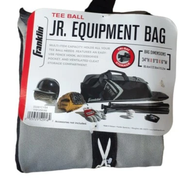Franklin Tee Ball JR Equipo Bolsa 34"x9"x6" Bates Botines Guante Pelotas Nuevo Béisbol Foto 1 de 4