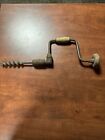 VINTAGE STANLEY NO. 965. 10in RATCHETING HAND DRILL AUGER BRACE TOOL