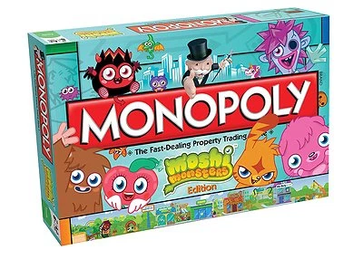 MOSHI MONSTERS MONOPOLY BOARD GAME CHILDREN'S GAME KIDS GAME TRADING GAME - Image 1 of 4