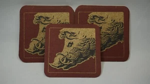 11 Weinhard’s Wildschweinkopf Rotkarton Bierdeckel - Bild 1 von 2