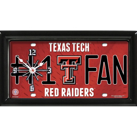 Texas Tech Red Raiders  #1 Fan Clock by GTEI Cover