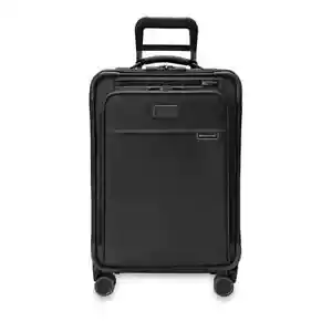 $699 Briggs & Riley Baseline Essential Carry On Spinner - Black - 100% Authentic - Picture 1 of 4