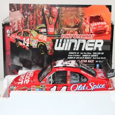 TONY STEWART 2009 ACCIÓN #14 POCONO CARRERA GANAR OFICINA DEPÓSITO CHEVY/¡1.378 HECHO! Foto 1 de 4