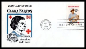 US FDC # 1910 18c Red Cross  Unknown   1981, 9p6687 - Picture 1 of 1