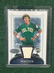 BILL WALTON 2007 TOPPS BOWMAN STERLING RELIC #27 BOSTON CELTICS