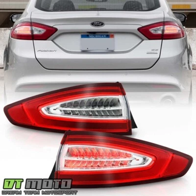 2013-2016 Ford Fusion S|SE LED Tail Lights Brake Lamps Outer Pair Set Left+Right - Image 1 of 4