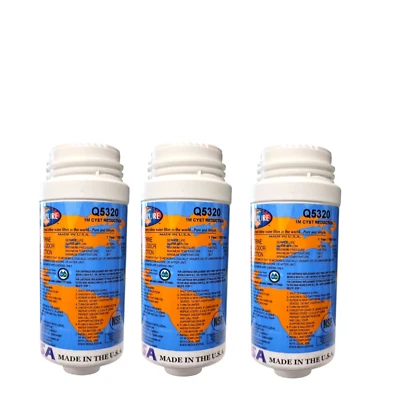 Omnipure Q5320 Q-Series 1 Mic Carbon Block Filter 2.5" x 6" 3PK - Image 1 of 2