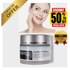 2024 New Snail Mucin moisturizer 92% Daily Face Moisturizer Gel Cream All Skin.. - Picture 1 of 9