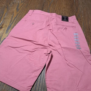 New Size 30 Marquis Signature Salmon Cotton Chino Shorts with Pockets NWT - Picture 1 of 5