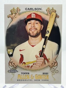 DYLAN CARLSON RC 2021 Topps Allen & Ginter Chrome #125 Rookie - Picture 1 of 2