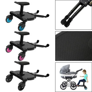 Buggy Board mit Sitz Trittbrett Baby Mitfahrbrett Buggy Kiddy für Kinderwagen - Bild 1 von 14