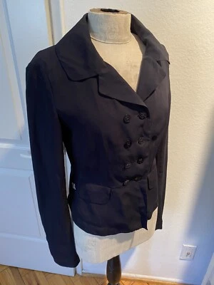 Blazer RA-ER Precioso, Super Ligero Italiano Doble Botonadura Azul Marino Foto 1 de 4