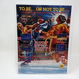 De colección Lo Mejor De Lo Mejor Campeonato Karate Videojuego Revista Imprimir Anuncio Página - Imagen 1 de 3