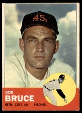 1963 Topps Bob Bruce Houston Colt .45s #24