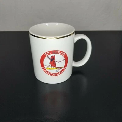Винтажная бейсбольная кофейная кружка St Louis Cardinals MLB 12 унций чашка 1994 трудно найти редкая классическая - Изображение 1 из 4