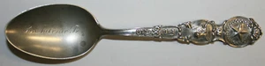 Vintage San Antonio Tex Sterling Silver 5 1/8" Souvenir Spoon - Picture 1 of 4