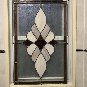 Sg 1651 Antik Stainglass Fenster 22,00 x 31,00 ZOLL - Bild 1 von 12