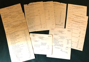 KETCH YACHT "CLOVELLY" 1929-1930 Construction Invoices Owner Mr. Charles Tifft - Picture 1 of 12
