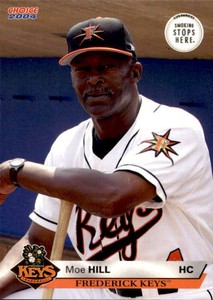 2004 Frederick Keys Choice Smoking Stops Here 28 Moe Hil Gastonia North Carolina