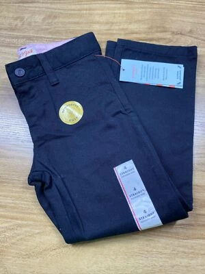 Cat & Jack Girls Size 4 Straight School Uniform Black Pants - Image 1 of 4