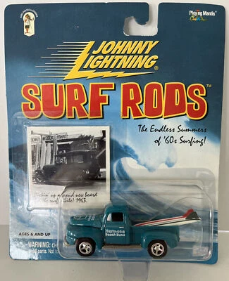 Johnny Lightning Surf Rods Hermosa Beach Bums, Die cast,MISP (B14) - Image 1 of 2