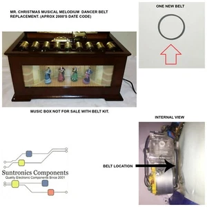 Mr Christmas Musical Melodium - ERSATZTEIL GÜRTEL FÜR TÄNZER - Bild 1 von 2