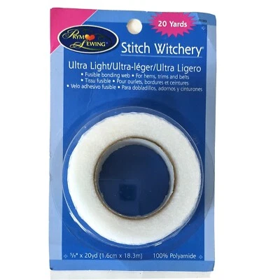 Prym Sewing-Stitch Witchery Light Weight 5/8" x 20 yds Fusible Bonding Web - Image 1 of 4