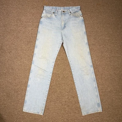 Jeans de Colección Wrangler 13MWZGH Corte Vaquero Azul Trabajo Denim Lavado Claro 30x33 Foto 1 de 4