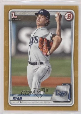2020 Bowman Prospects Gold /50 Joe Ryan #BP-117 - Image 1 of 2