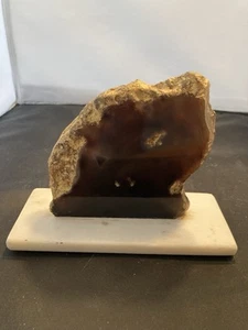 Umbral Piedra Natural Mármol con una Estatuilla de Ágata Mineral Decoración - Imagen 1 de 13