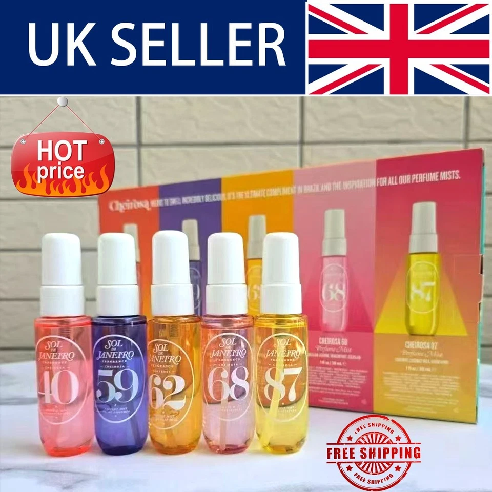 Sol de Janeiro Cheirosa Perfume Mist Set | '40 '59 '62 '68 '87| 5x 30ml Set UK