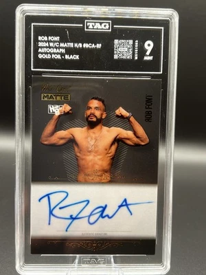 2024 W/C Matte Rob Font Gold Foil Auto #BCA-RF - Image 1 of 2