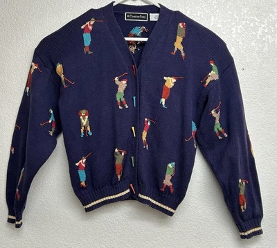 Christine Foley Golf Sportswear Athletic Basic Essential Streetwear Sweater Sz M - Image 1 of 4