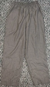 RL Richard NY Women's Size 6P Poly Blend Tan Black Check Elastic Waist Pants! 🍀 - Picture 1 of 9