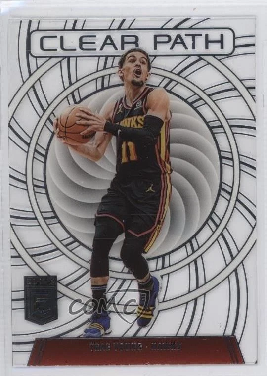 2023-24 Donruss Elite Clear Path Trae Young #20 - Image 1 of 2