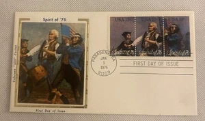 FDC USA 1976 Spirit of 76 - Copertina primo giorno - francobolli multipli - Foto 1 di 4