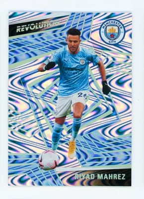2020-21 Riyad Mahrez Panini Revolution Lava Manchester City Soccer Card 2/10 - Image 1 of 3