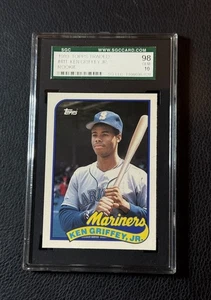 1989 Topps Traded - Ken Griffey Jr #41T (RC) Mariners Hall Of Fame Gem SGC 10 - Picture 1 of 2