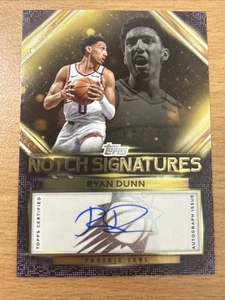 2025-26 Topps #TNS-RD Ryan Dunn Topps Notch Signatures Auto NBA Phoenix Suns - Bild 1 von 2
