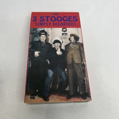 The 3 Stooges Simply Hilarious VHS Vintage 1985 - Image 1 of 4