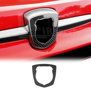 Front Emblem Interior Frame Sticker For Abarth 595 695 2012-2024 Carbon Fiber - Bild 1 von 9