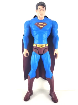 DC Comics Superman 2006 Posable Action Figure Giant Size 30” Mattel w/ Cape - Image 1 of 4
