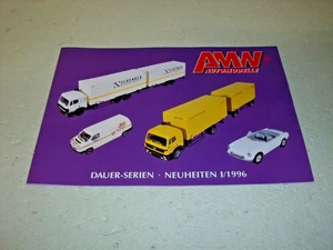 AMW Automodelle Prospekt  Dauer-Serien / Neuheiten 1 - 1996 - Bild 1 von 5