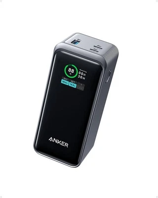 ANKER 20.000 mAh Prime Powerbank Ladegerät 200W Smartphone Tablet Schwarz - Bild 1 von 3